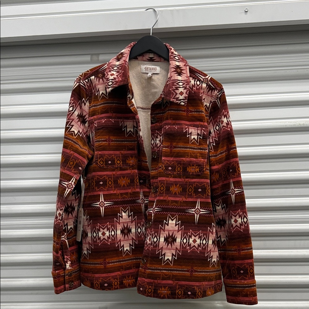 Shyanne Multicolor Aztec Utility Jacket - Picture 3 of 7